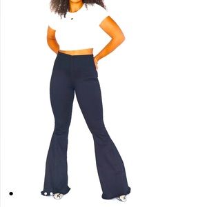 Show me your mumu Berkeley Bells in deep blue Tall XL